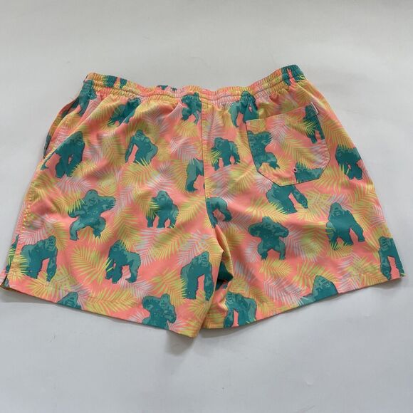 Chubbies‎ Swim Trunks Shorts Mens 2XL Rumble in the Jungle Gorilla Neon Bright - Picture 5 of 10